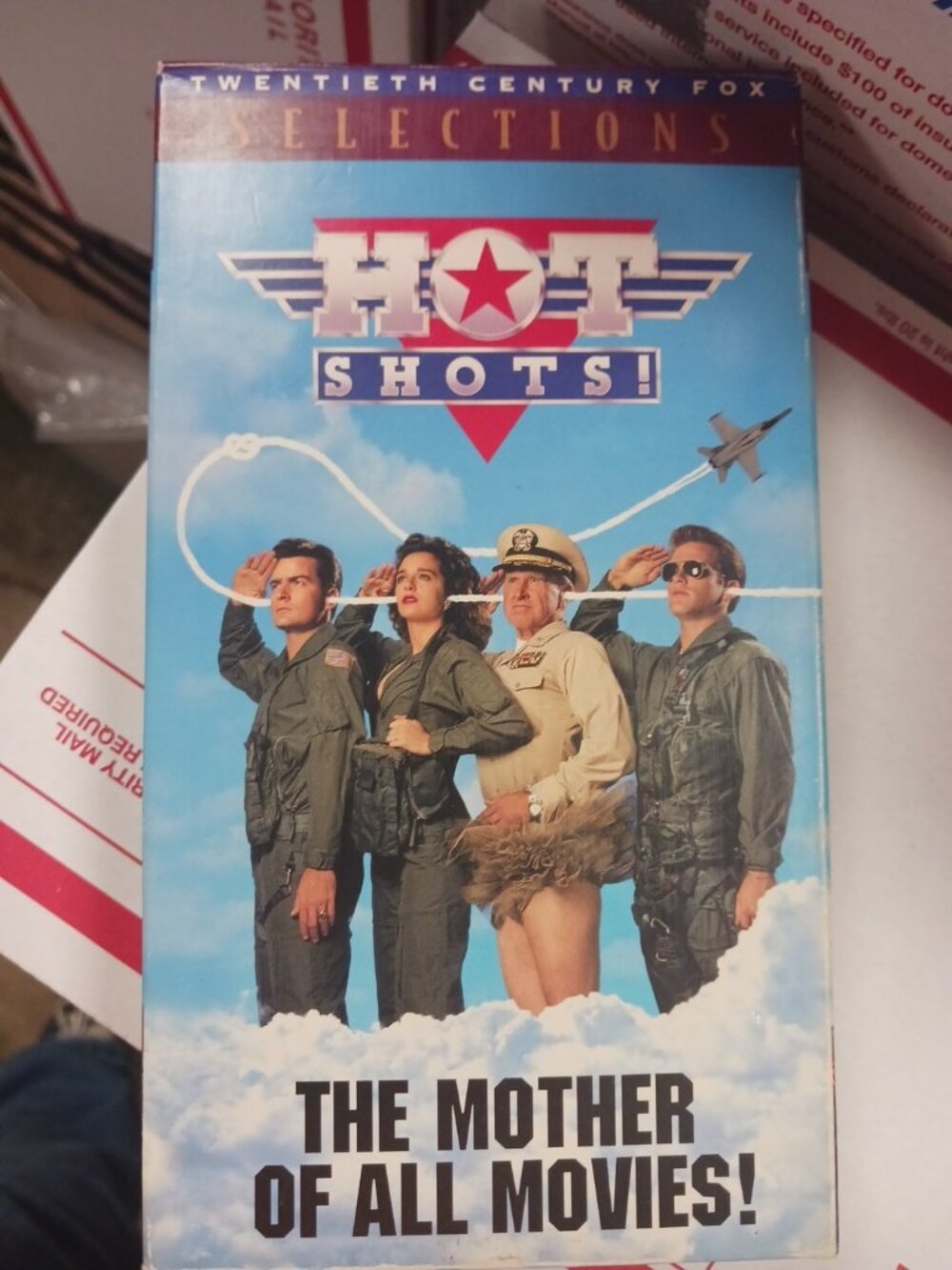 Hot Shots VHS 1991 Charlie Sheen